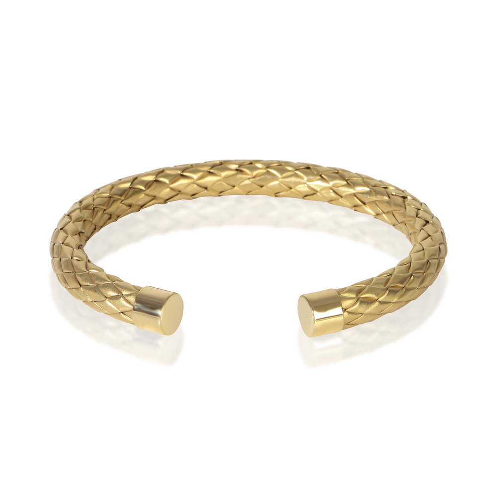 Roberto Coin Yellow Gold  Woven Cuff Bracelet